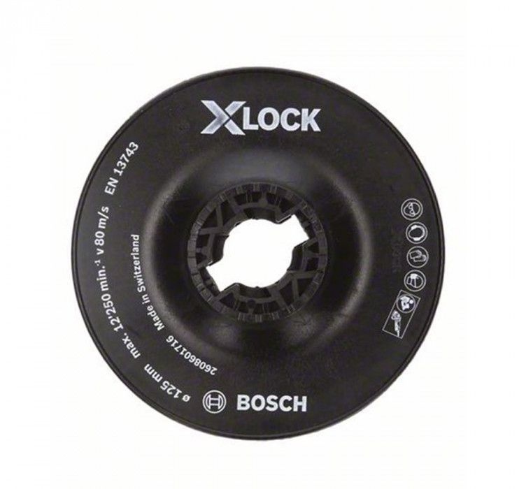 Bosch X-LOCK pamatne slīpdiskam vidēja 125mm [2608601715]