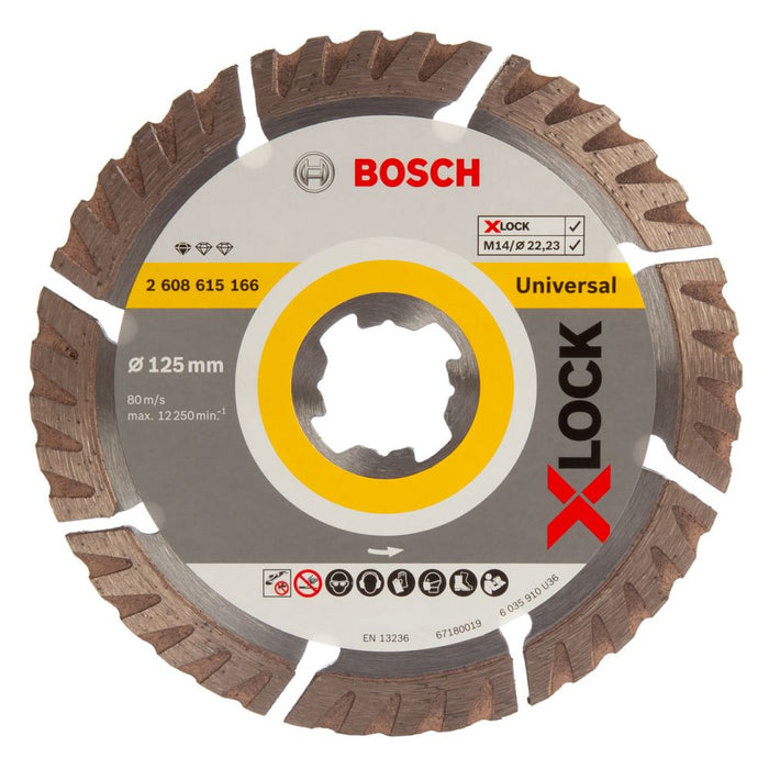 Bosch X-LOCK Dimanta disks Universāls 125mm [2608615166]