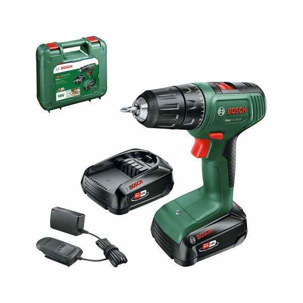 Skrūvgriezis Bosch EasyDrill 18v-40 (2x2ah) Akum. [06039D8005]