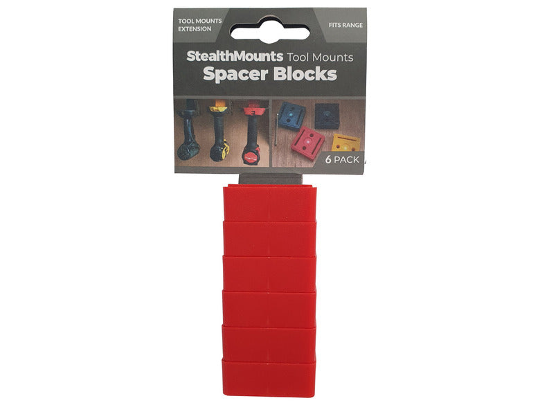 Instrumentu turētāju distanceris 6gb Sarkani StealthMounts TMSPACE-RED-6