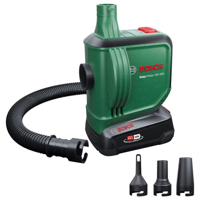 Gaisa pumpis Bosch EasyInflate 18v-500 (1x2,0) Akum. [0603947201]