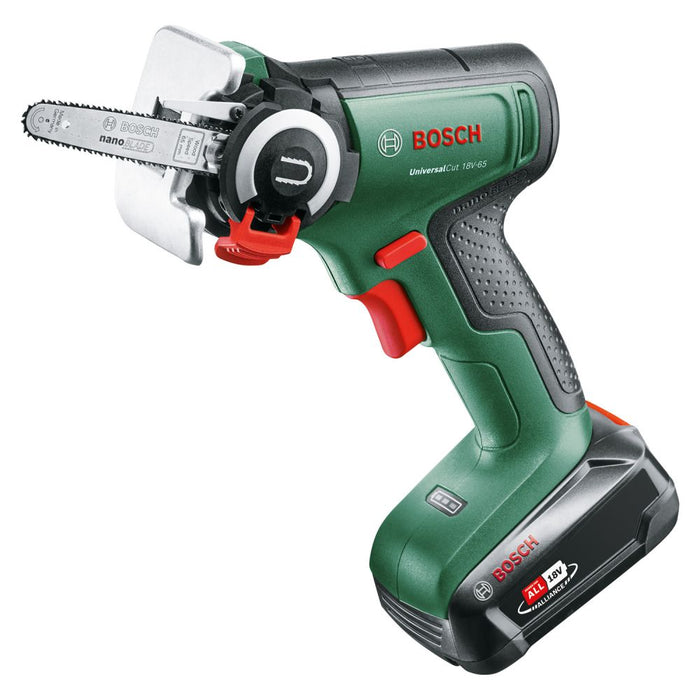 Mikroķēdes zāģis Bosch UniversalCut 18V-65, Akum. (1x2,5) [06033D5202]