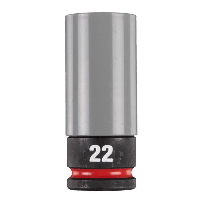 Trieciena muciņa 22mm, 1/2" ar apvalku pagarināta Milwaukee 4932493374