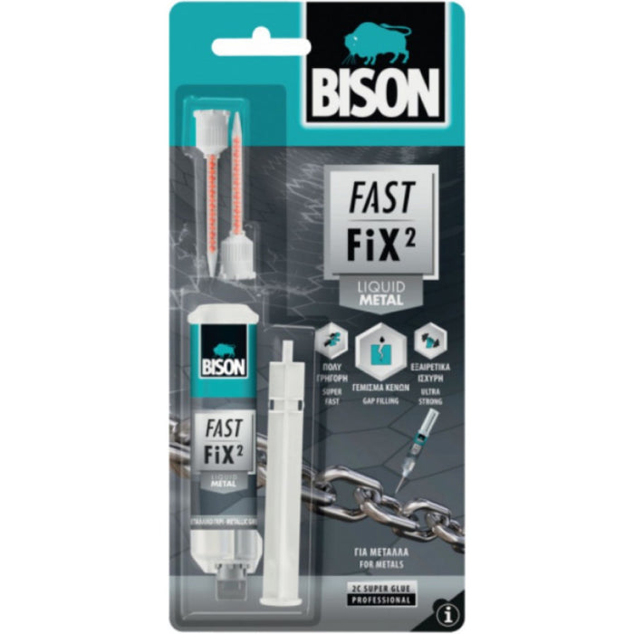 Līme metālam Fast Fix 2 komponentu 10g Bison 6313682