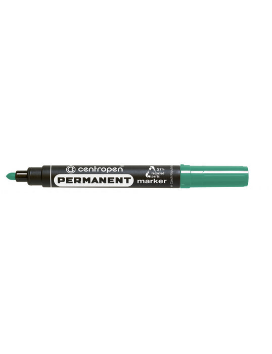 Zaļš marķieris 2.5mm apaļš, Centropen 8566GREEN