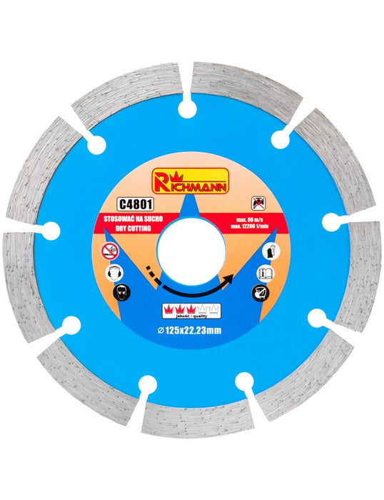 Dimanta griezējdisks 125x22.23, Richmann C4801