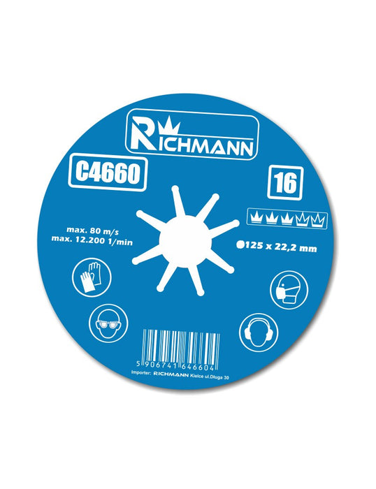 Fibro disks 125mm G:100, Richmann C4666