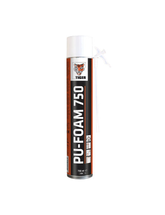 Montāžas Putas 750ml, Tiger PU Foam D104