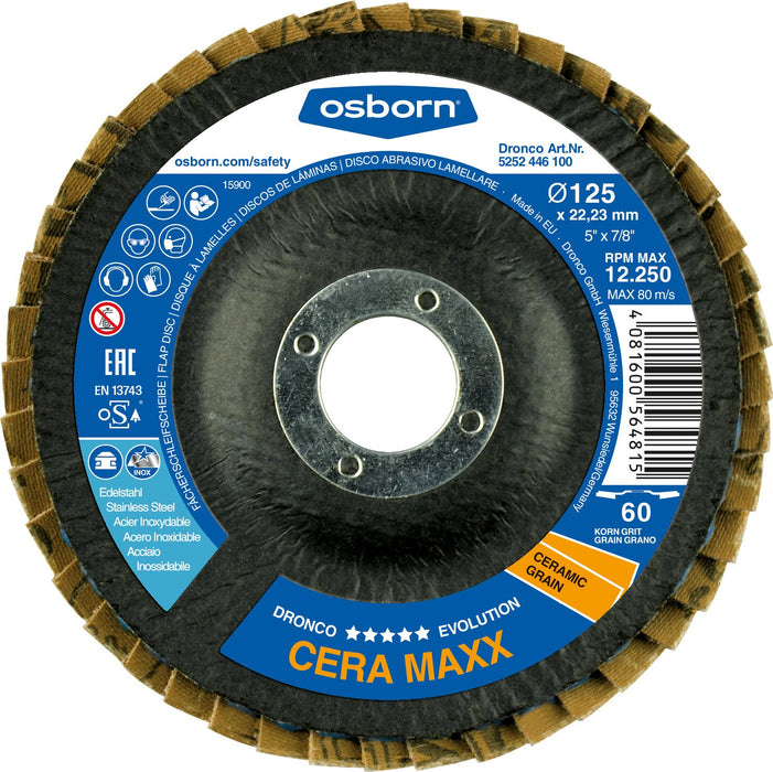 Keramiskā slīpripa P80 125mm Cera Maxx Osborn D5252447100