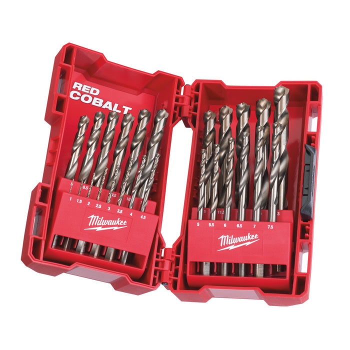 Urbju komplekts HSS-G Co Red Cobalt 1-13mm, 25gb Milwaukee 4932352471