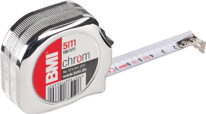 Mērlente Chrom 5m BMI B474541221