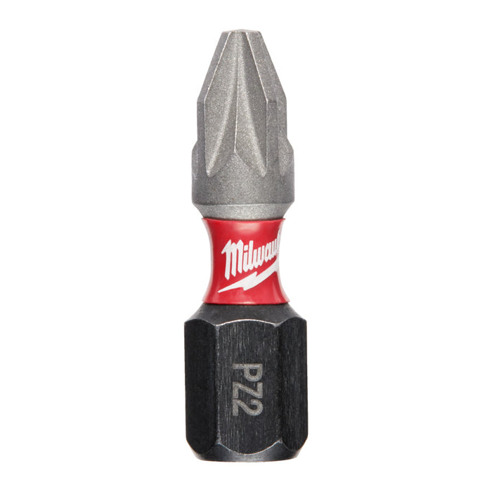 Bits PZ2 25mm, Shockwave 2gb Milwaukee 4932430863