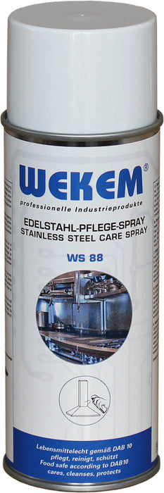 Nerūsējošā tērauda tīrīšanas un kopšanas līdzeklis 400ml Wekem WS-88-400